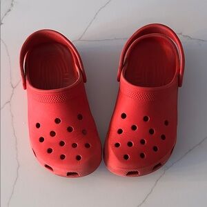 CROCS Kids Bright Red Sandals